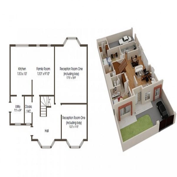 2D/ 3D Design Layout (1 Unit)